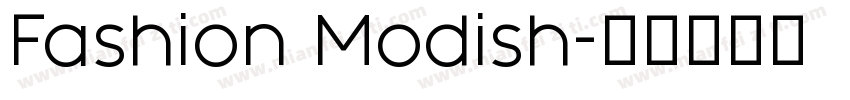 Fashion Modish字体转换